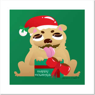 Pug-lidays! Posters and Art